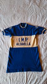 Maglietta da ciclismo in lana anni '70