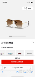 Occhiali Sole Bambino Ray Ban