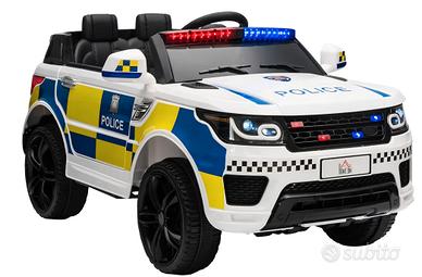 Macchina Elettrica per Bambini della Polizia, 12V 