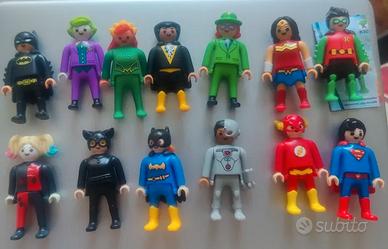 DC Kinder playmobil 13 personaggi supereroi