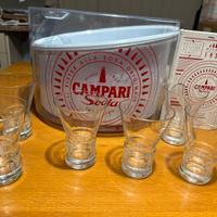 Set campari con boule, 6 bicchieri  e agenda