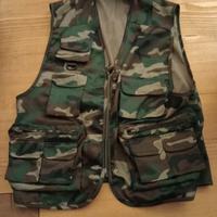 gilet giubbino da pesca e caccia 