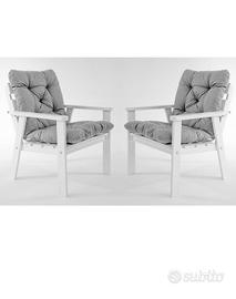 4 Cuscini per poltrona / sedia , 98 x 50 x 8 cm