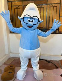 Mascotte puffetta e quattr'occhi