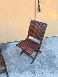 Sedie da giardino