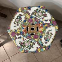 Sgabello da giardino in porcellana cinese