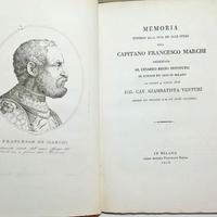 MEMORIA INTORNO A VITA E OPERE CAP. F. MARCHI 1816
