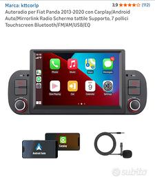 car multimedia player per Fiat Panda