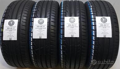 4 GOMME 205 45 17 DUNLOP A49059