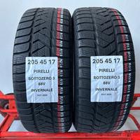 2 gomme 205 45 17 INVERNALE PIRELLI
