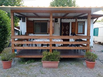 Casa mobile in campeggio sul lago Maggiore