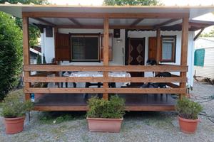 Casa mobile in campeggio sul lago Maggiore