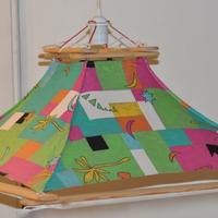 Delizioso lampadario artigianale a sospensione