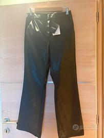 Pantaloni ecopelle