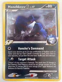 Carta Pokémon Honchkrow G