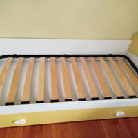 Letto singolo bambini con cassettone