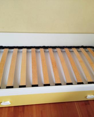 Letto singolo bambini con cassettone