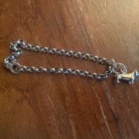 Giovanni Raspini bracciale argento con charm cane