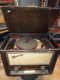 Radiogiradischi a valvole d'epoca