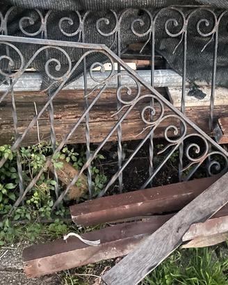 Ringhiere in ferro battuto  da  esterno 