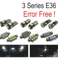 KIT 16 LAMPADE LED INTERNE BMW SERIE 3 E36 SEDAN C