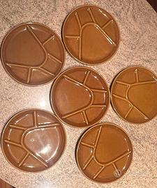 Set piatti per fonduta, bourguignonne,
