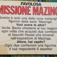 Mazinga Z adesivi Pavesi  anni 80