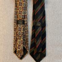 Cravatte Fendi in seta - lotto di due