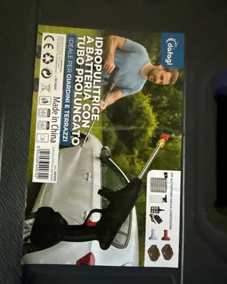 Idropilitrice portatile a batteria