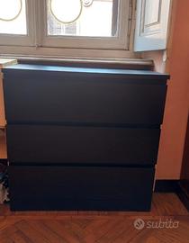 Cassettiera con 3 cassetti