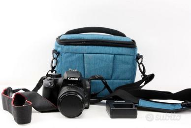 Fotocamera Canon EOS 1000D obiettivo EF-S 18-55 mm