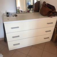 Cassettiera moderna minimal - 3 cassetti spaziosa