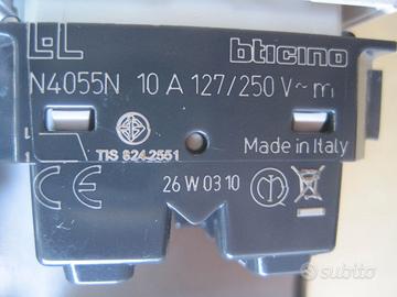 lotto 7 pulsanti assiali bticino - N4055N