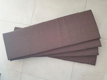 Cuscini sfoderabili per panca 30x100