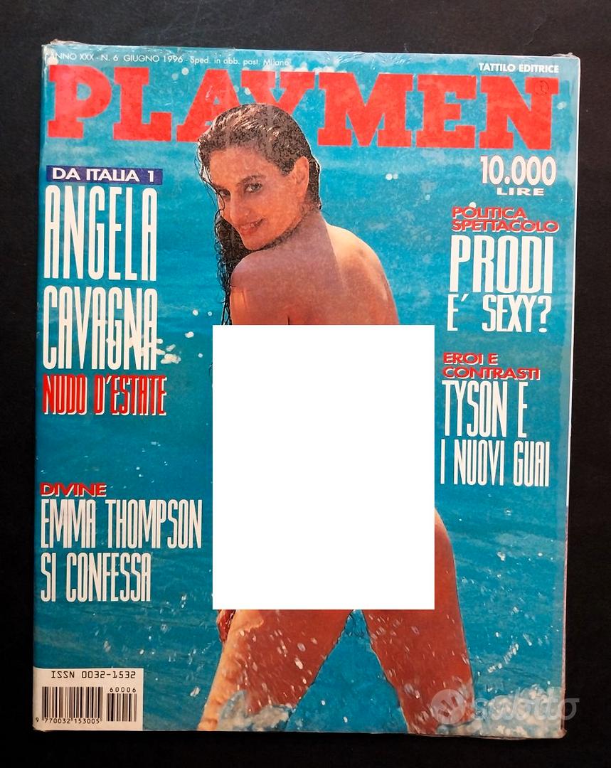 PLAYMEN GIUGNO 1996 ANGELA CAVAGNA RARO NUOVO - Libri e Riviste In vendita  a Roma