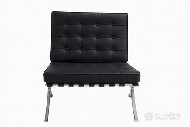 Poltrona da Studio in Vera Pelle.