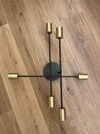 Lampadario da soffitto o parete orientabile Cross