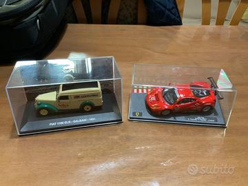 Fiat 1100 ELR - Ferrari 488 GTE - Modellini 1:43