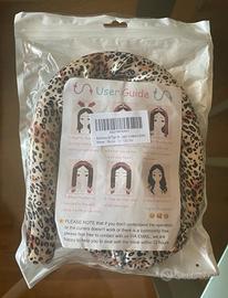 Bigodino x capelli con piega morbida a boccoli