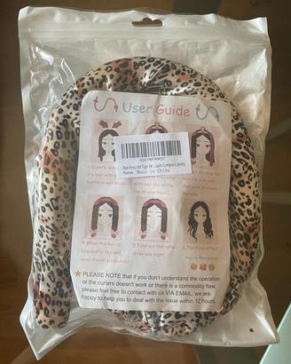 Bigodino x capelli con piega morbida a boccoli