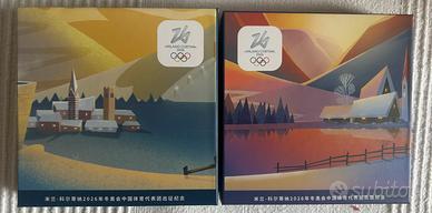 Spilla pin milano cortina 2026 lotto di 2