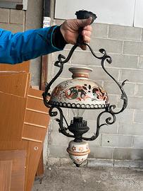 Lampadario stile rustico