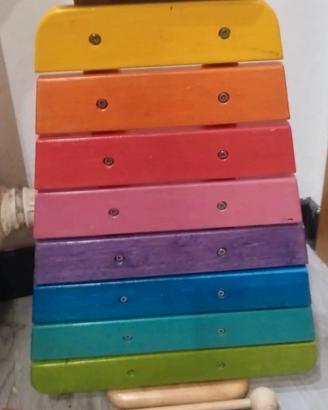 Xilofono grande in legno "Voila'"