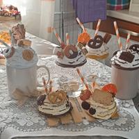 Copri tazza decorato