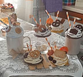 Copri tazza decorato