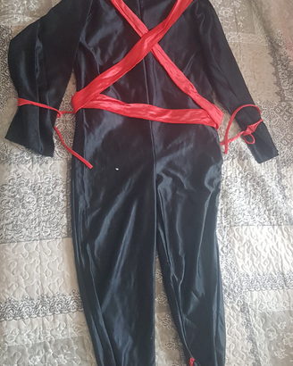 Costume carnevale ninjia 10/11 anni