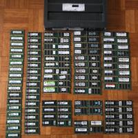 Lotto 70 Ram DDR1/DDR2 portatili e desktop + 8 old
