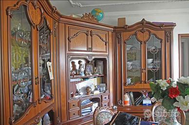 MOBILE SOGGIORNO ANGOLARE GRANDE NOCE VETRINA