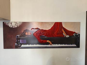 Quadro in mdf con swarovsky