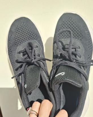 sneakers scarpe ginnastica  40 tela donna  nero